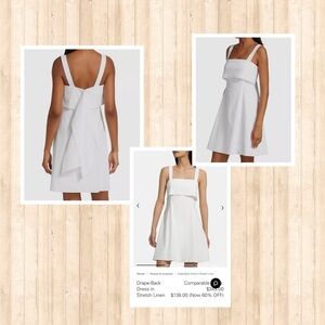 Theory white dress